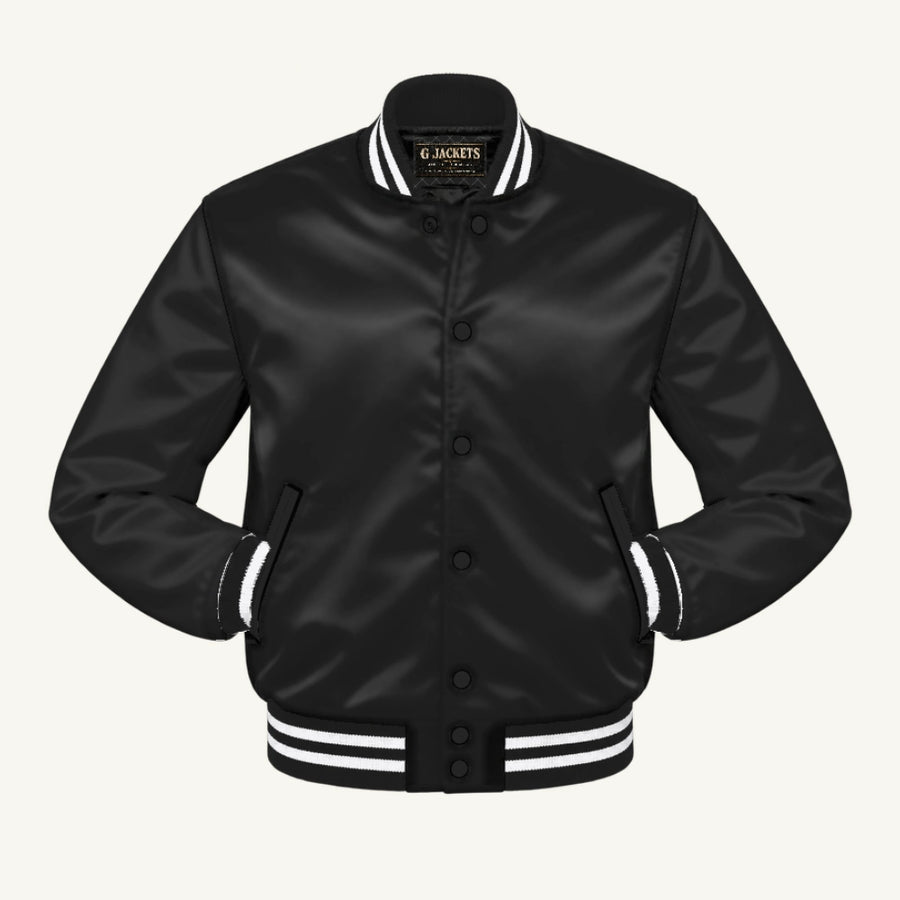 Satin Bomber Jacket